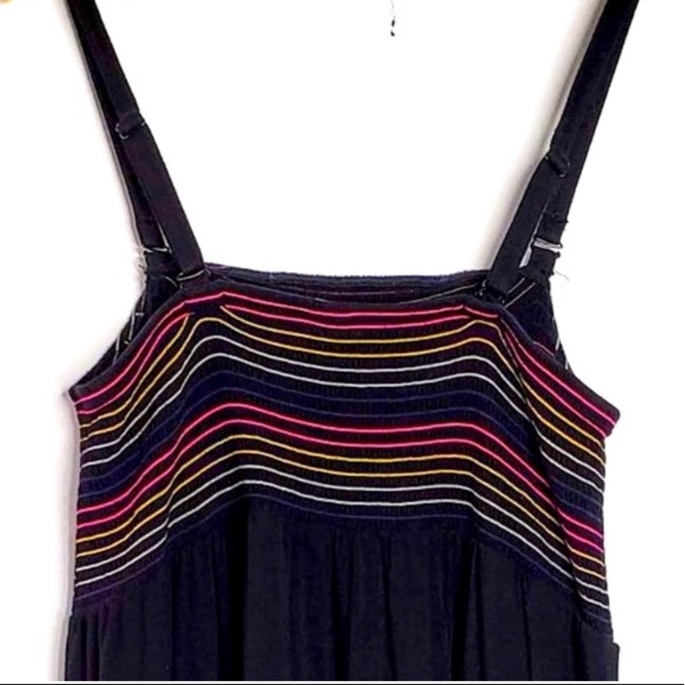 Torrid Super Soft Knits Multicolor Smocked Spaghetti Strap Dress size torrid 4